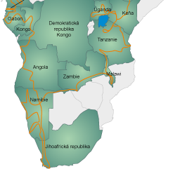 Mapa Afriky